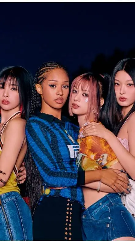 ai character: KATSEYE background