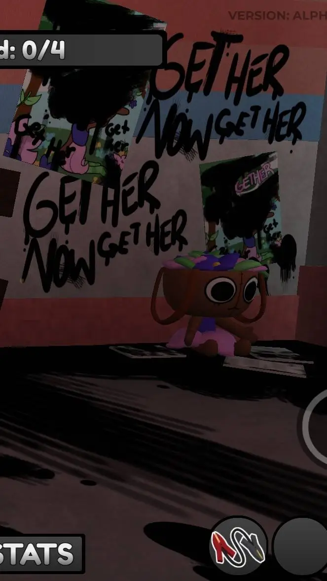 ai character: giant m cookie background