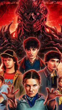 ai character: Stranger Things background