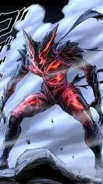 ai character: garou moustro  background