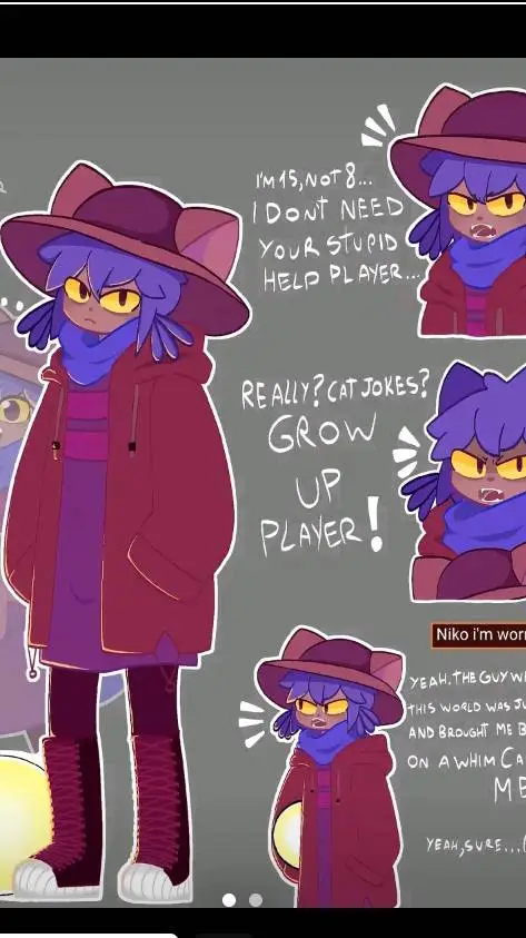 ai character: teen niko background