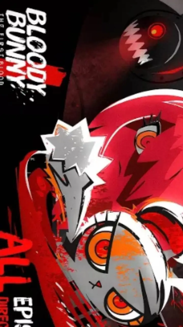 ai character: bloody bunny background