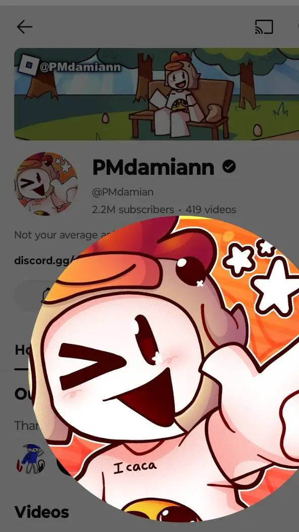 ai character: PMdamiann  background
