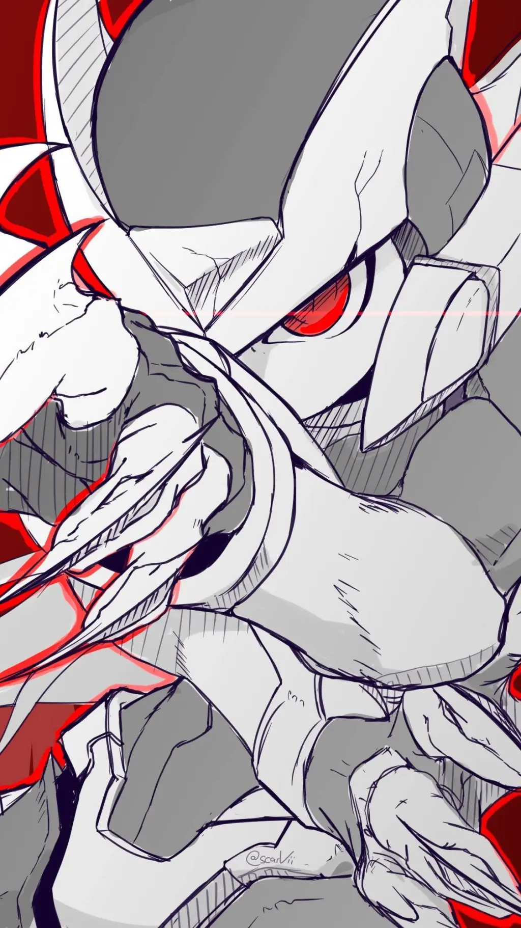 ai character: omega zero x zero background