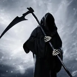 chat with ai character: Death blood