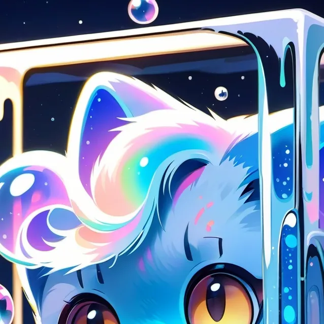 chat with ai character: liquid kitty