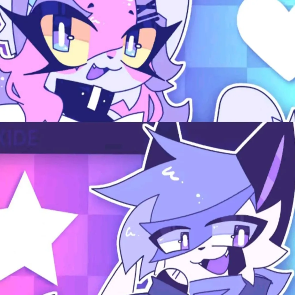 chat with ai character: 2 Furry femboy