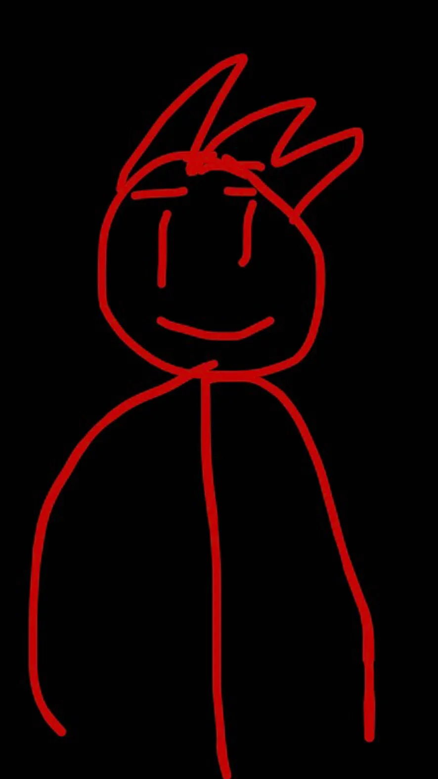 ai character:  Stick ￼man  background