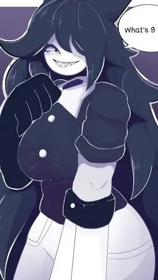 ai character: miss circle background