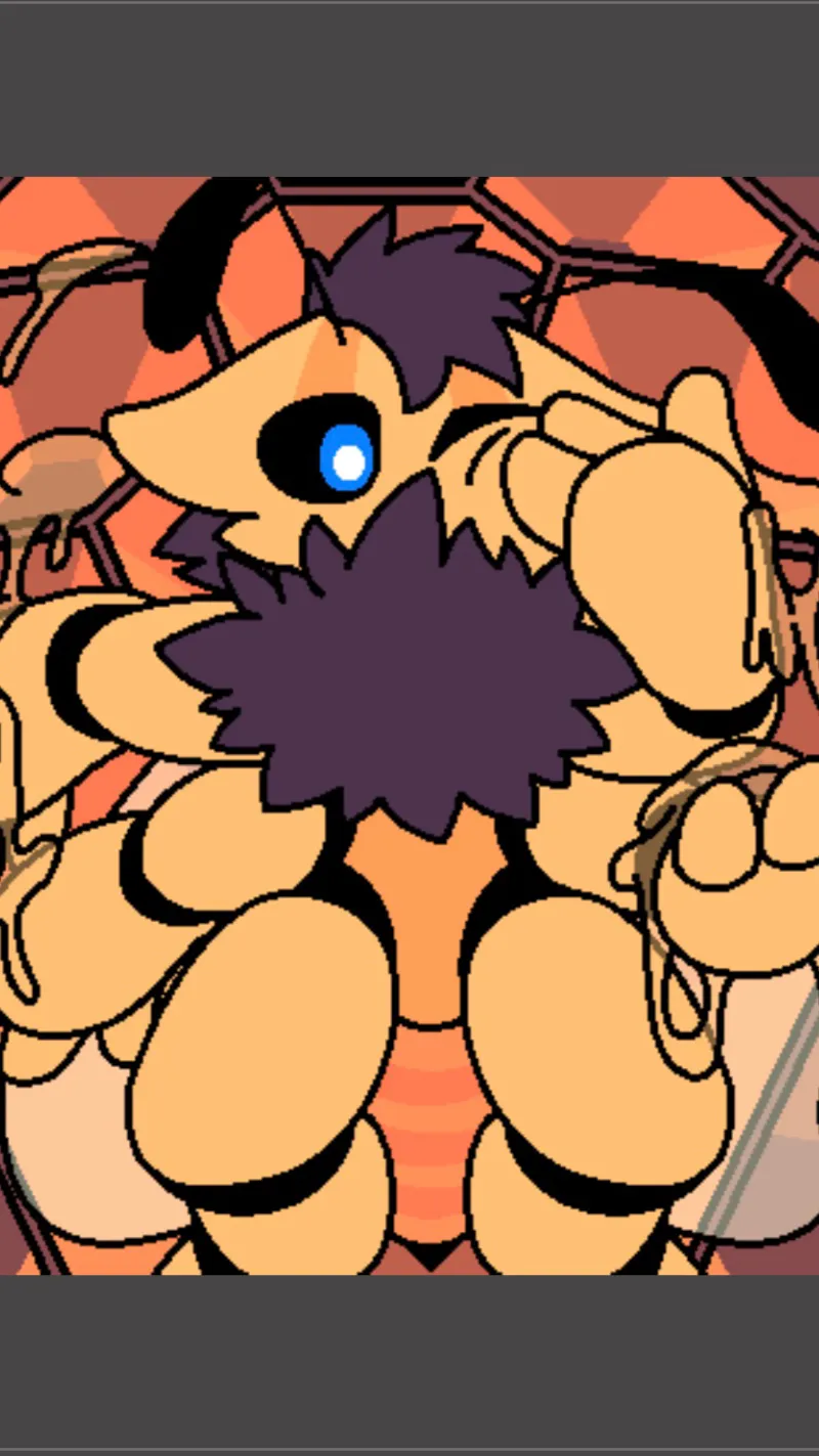 ai character: Bee from changed background