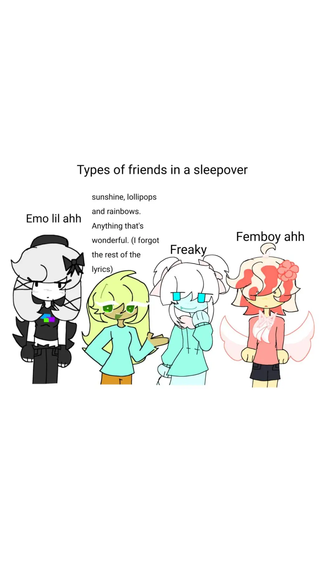 ai character: Crk ocs XD background