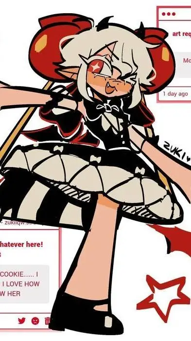 ai character: Candy Apple Cookie background