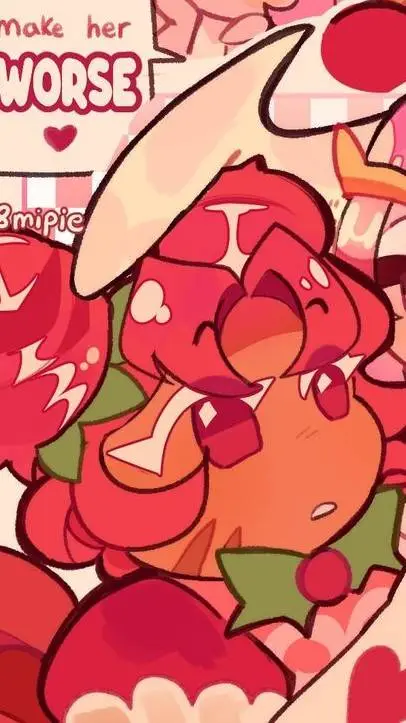ai character: Hollyberry Cookie background
