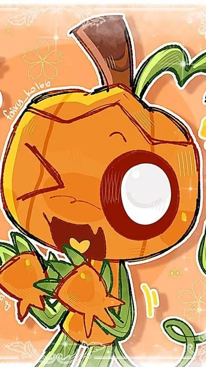 ai character: Gourdy 🎃 background