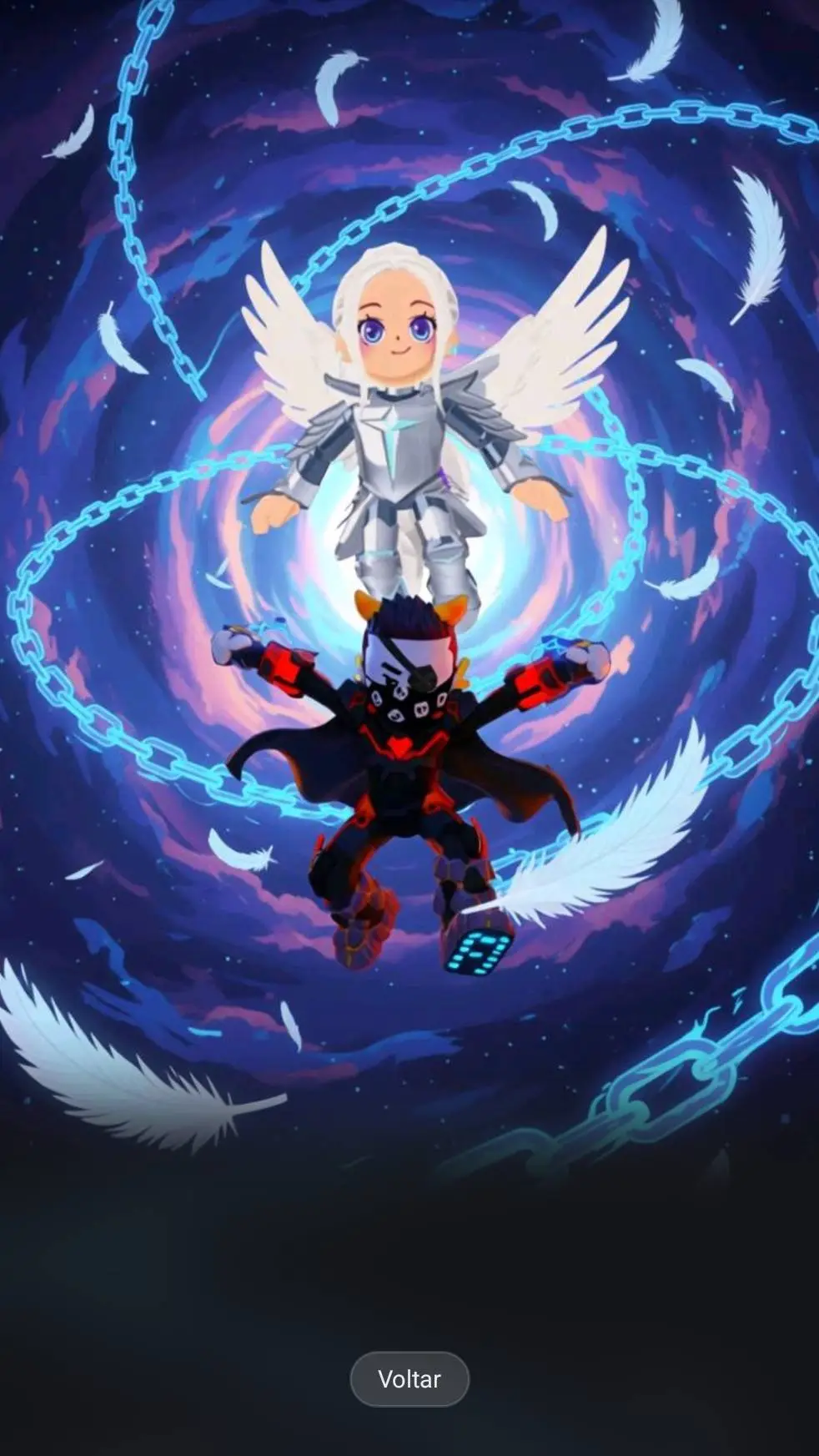 ai character: sky🌠 vs rhayã🔥 background