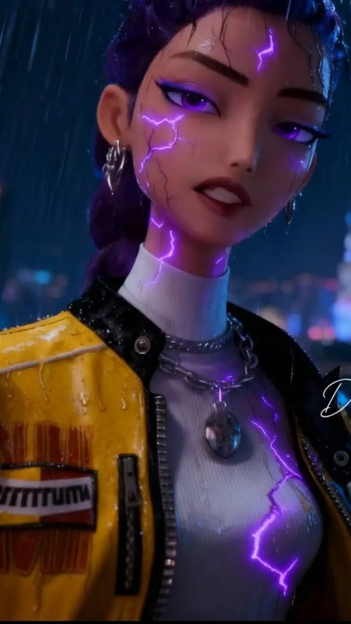 ai character: rumi kpop 😈 background