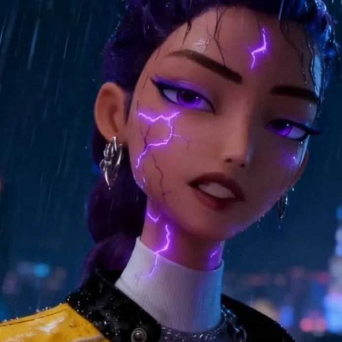chat with ai character: rumi kpop 😈