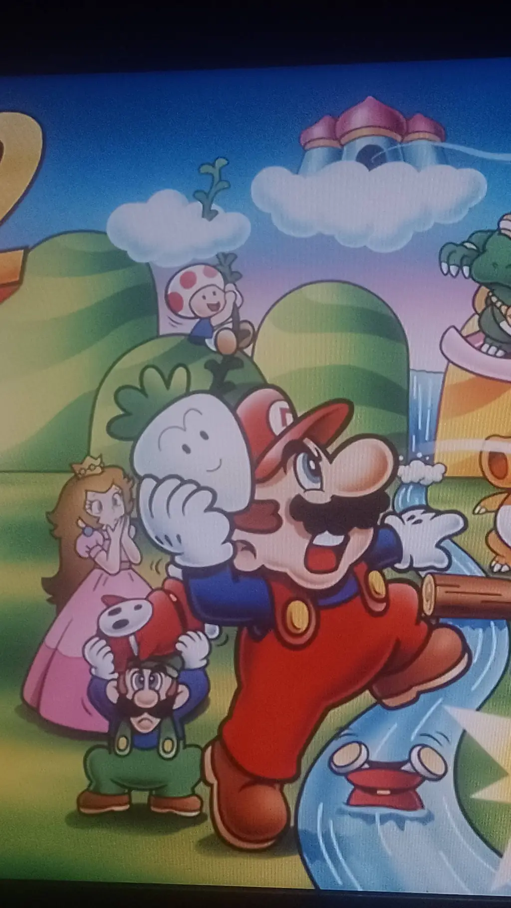 ai character: super Mario bros  background