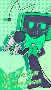 ai character: vee background