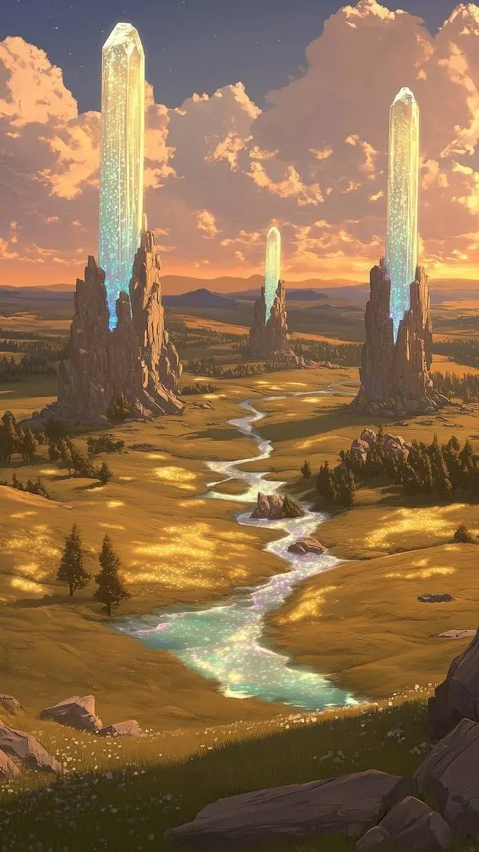 ai character: mundo de fantasía background