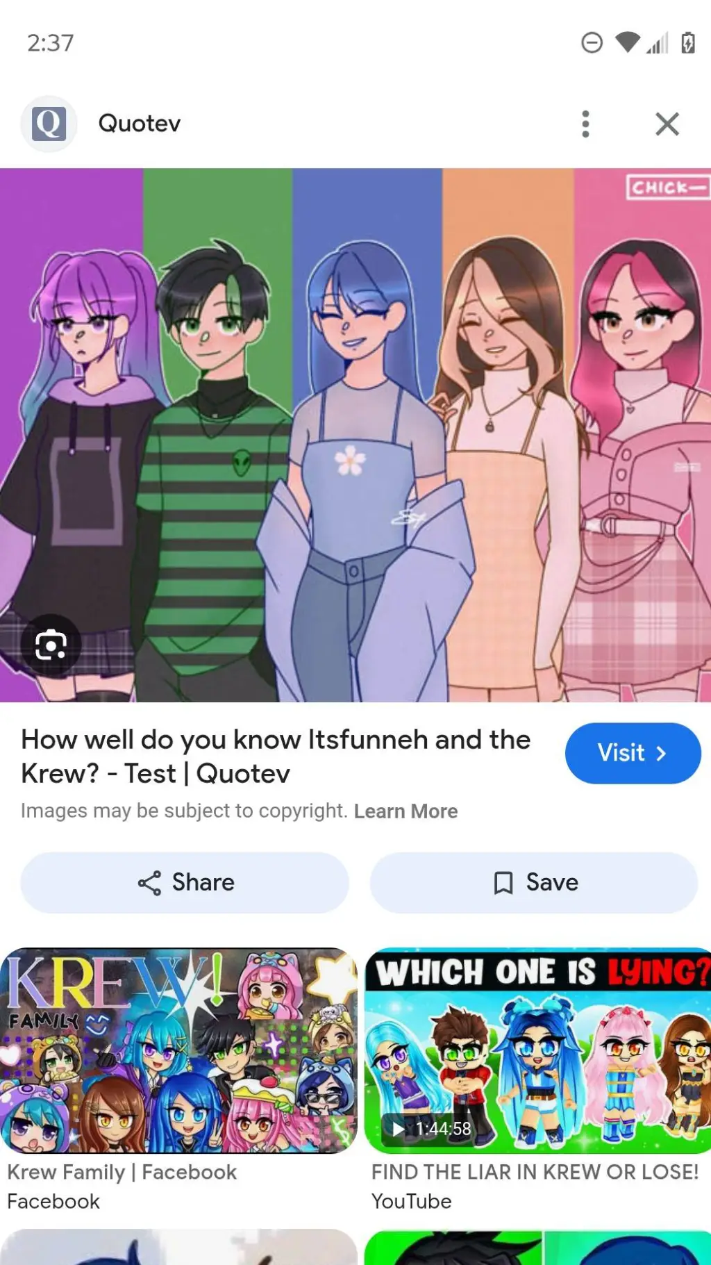 ai character: krew background