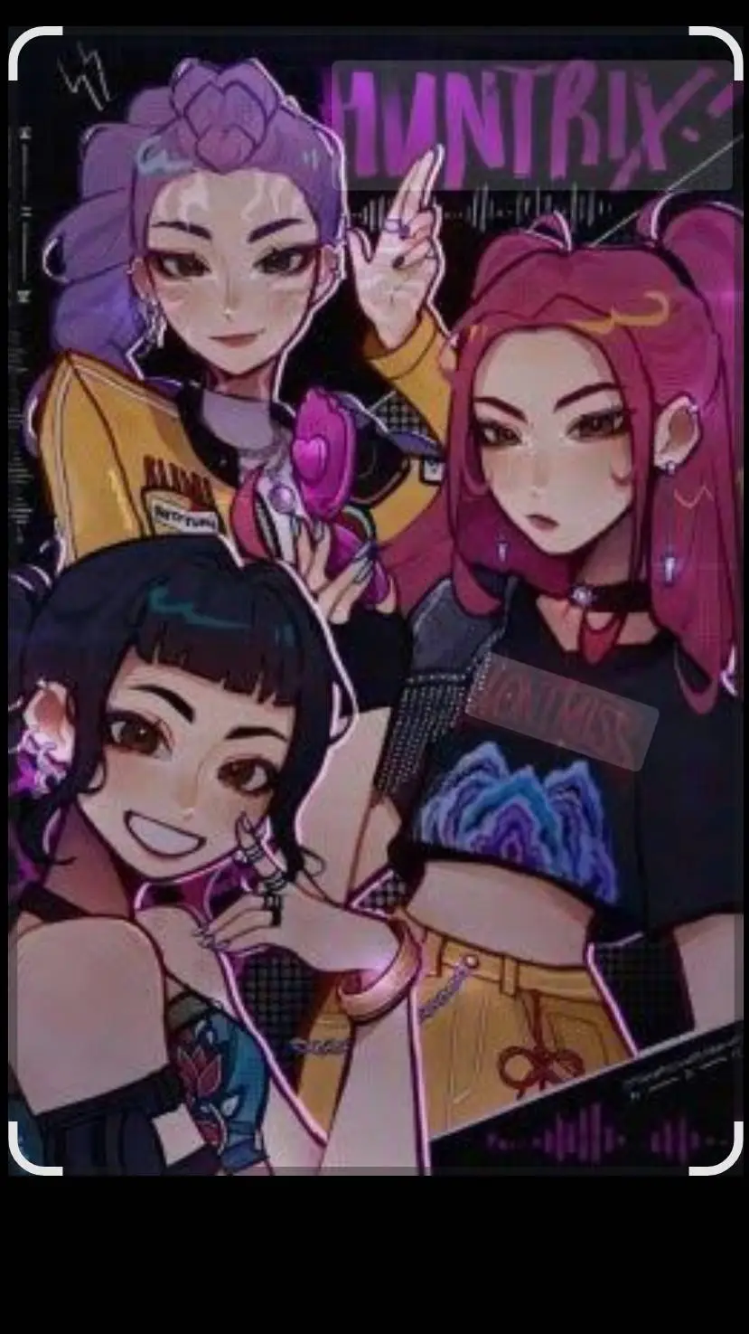 ai character: huntrix  background