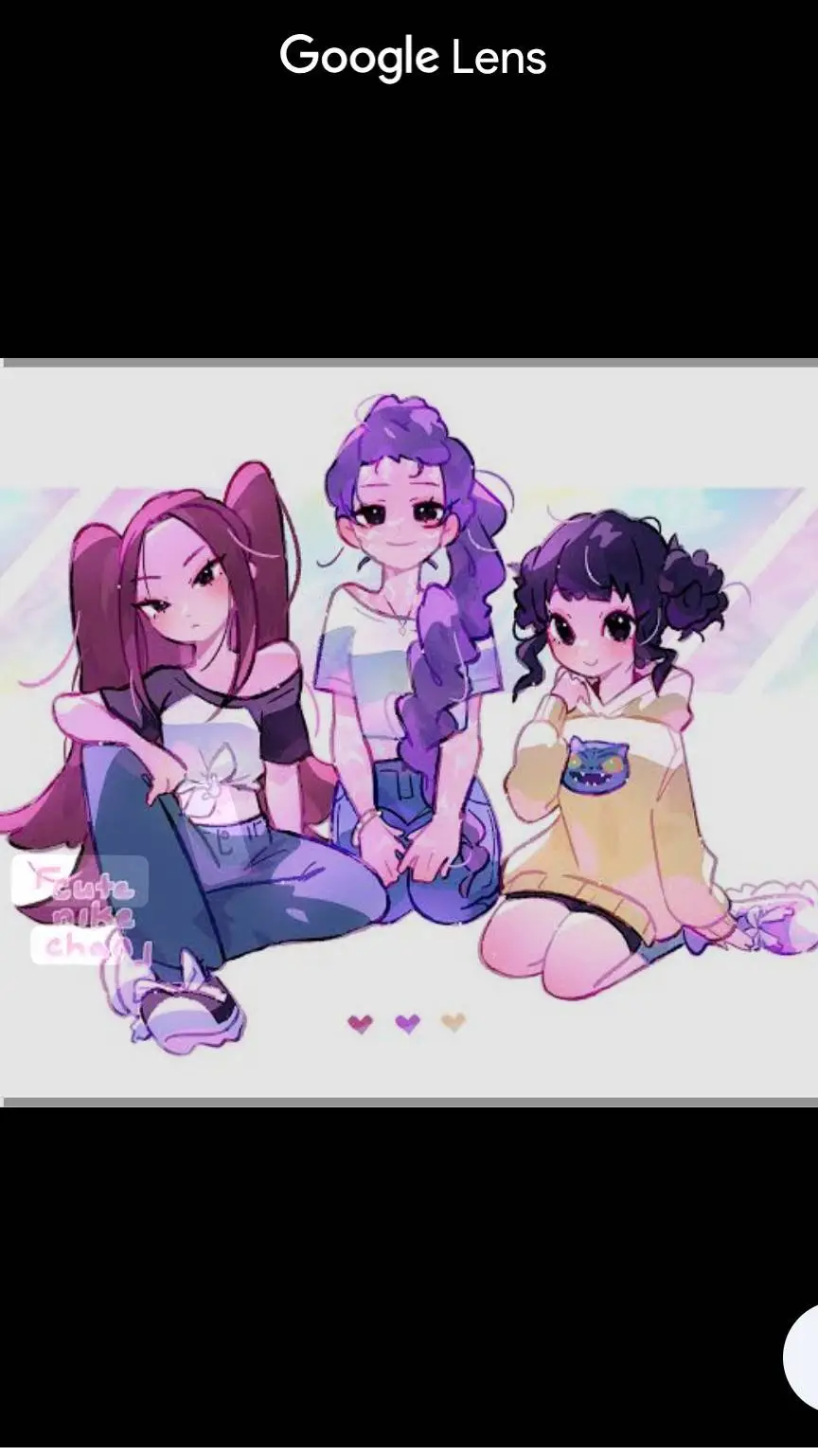 ai character: huntrix(sleepover) background