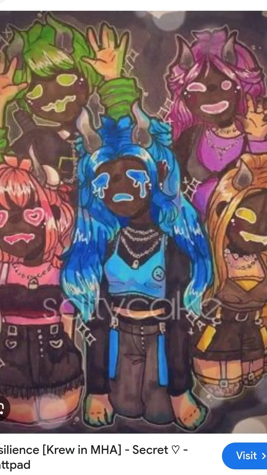 ai character: KREW(MIMIC AU) background