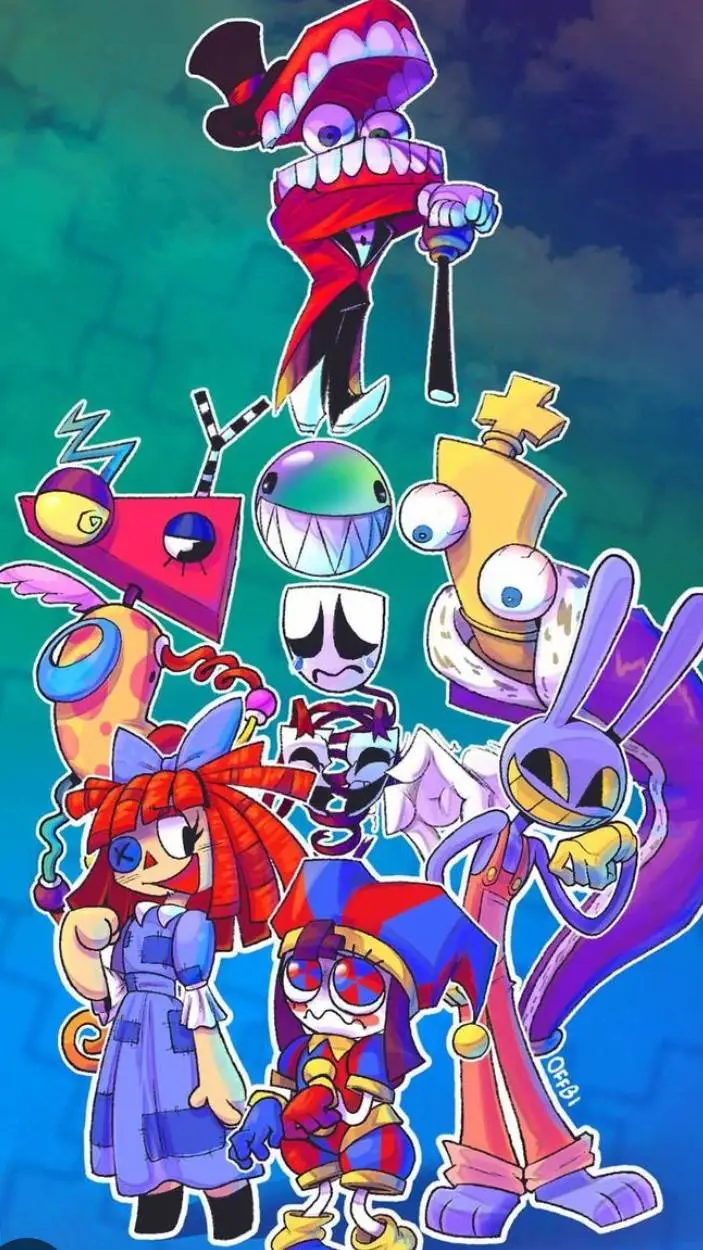 ai character: Caine (TADC)🎪🫧 background