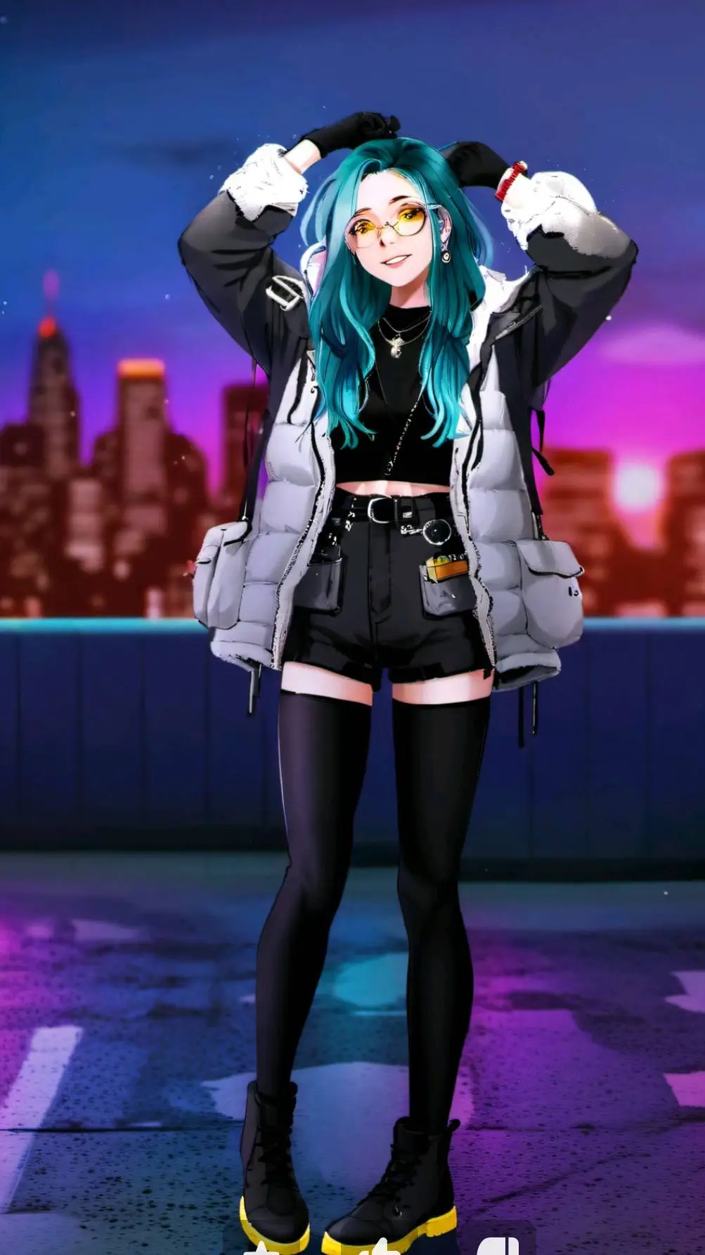 ai character: Hailey background