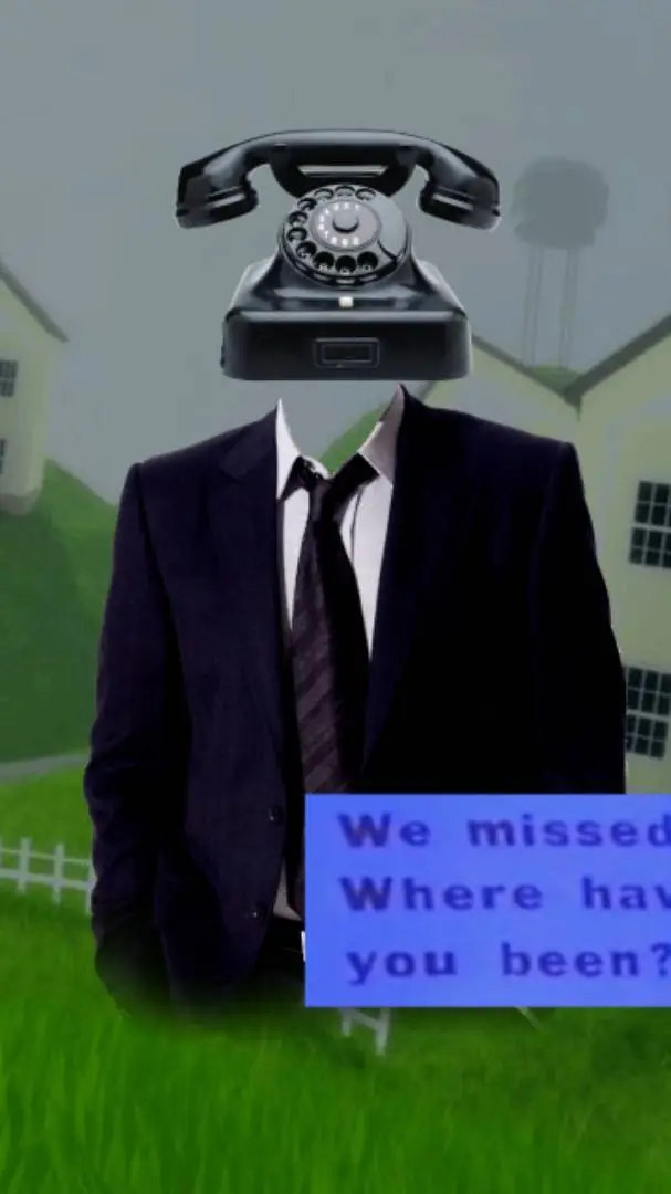 ai character: TelephoneMan background