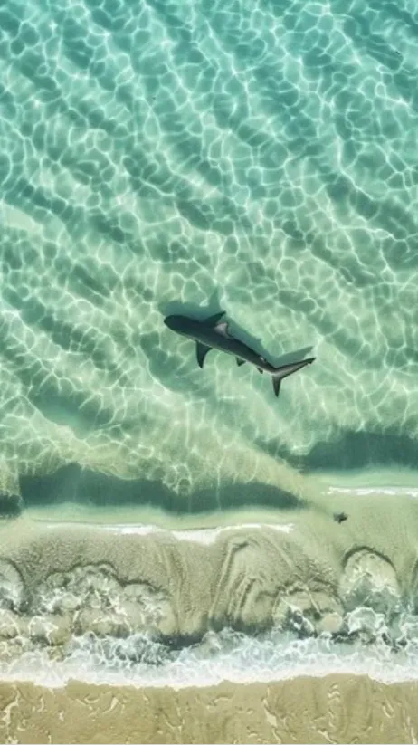 ai character: Shark foundation  background