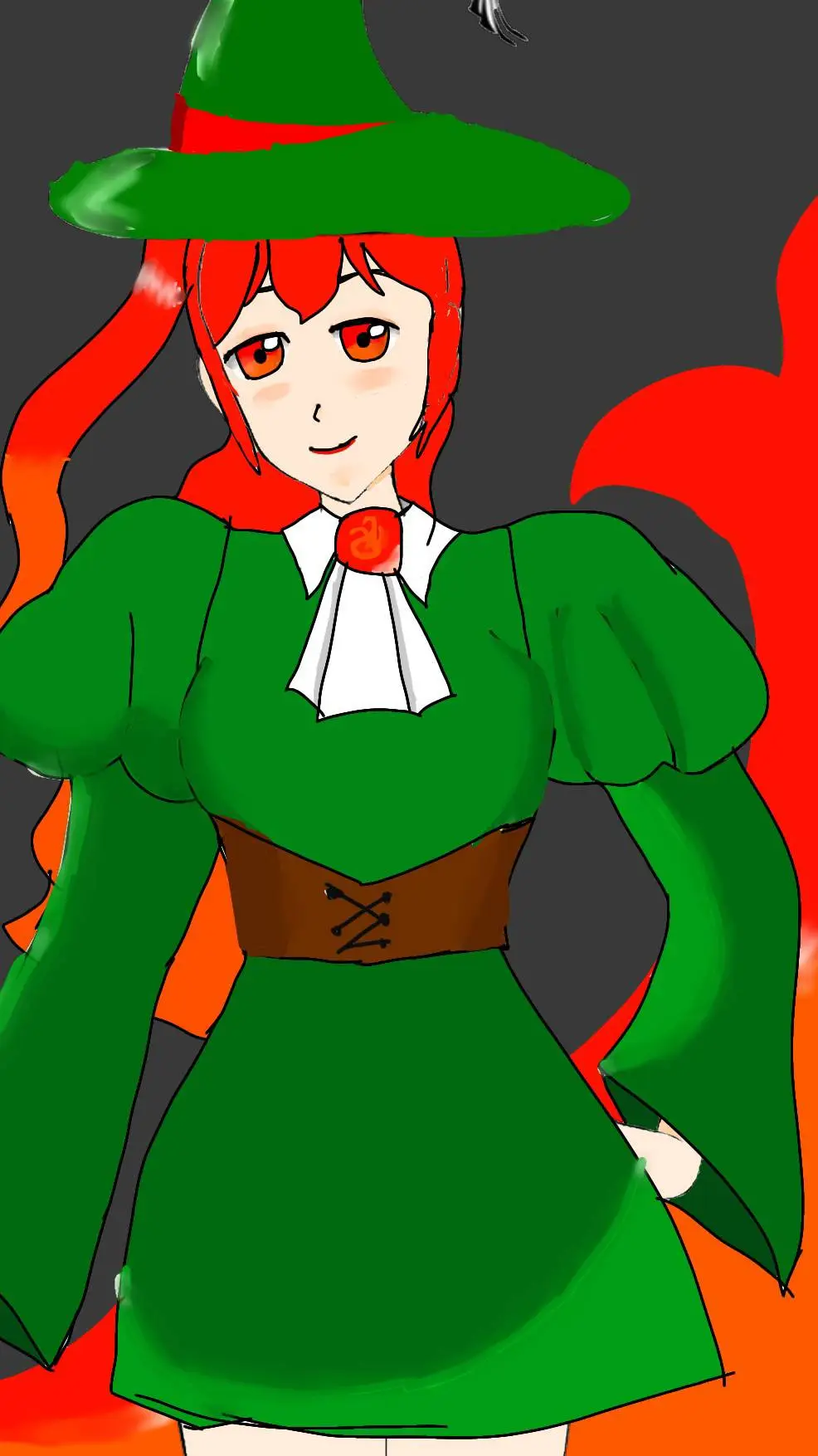 ai character: Felicia Cain  background