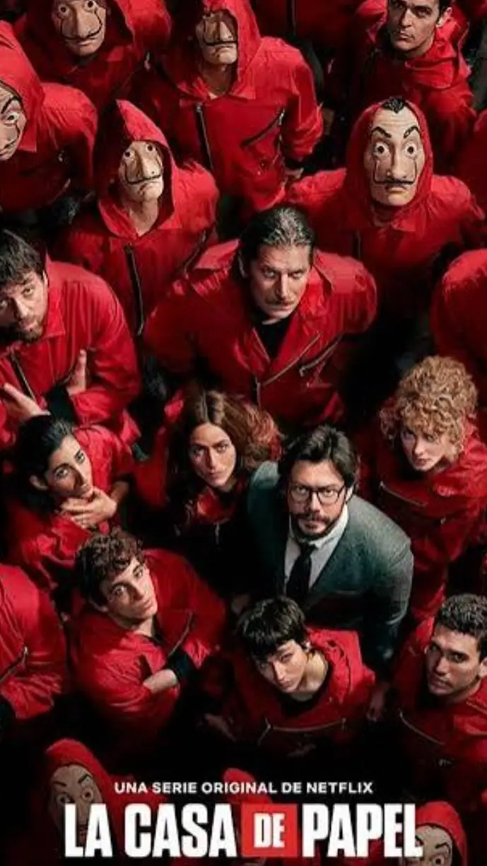 ai character: MHA CASA DE PAPEL background