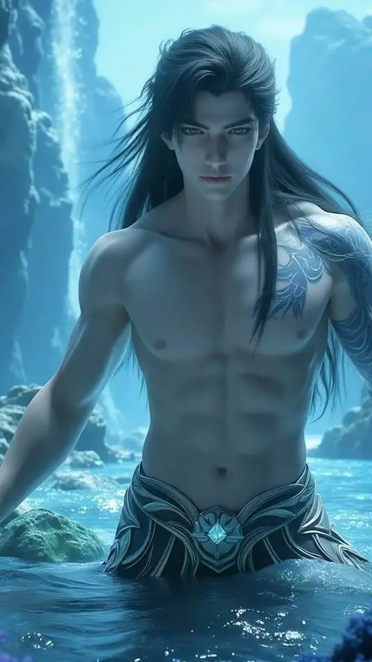 ai character: Neptune  background