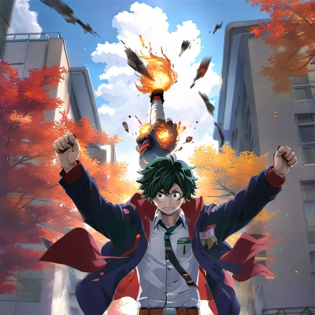 chat with ai character: MHA falling 
