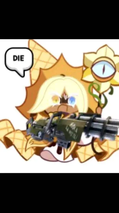 ai character: pure vanilla cooki background