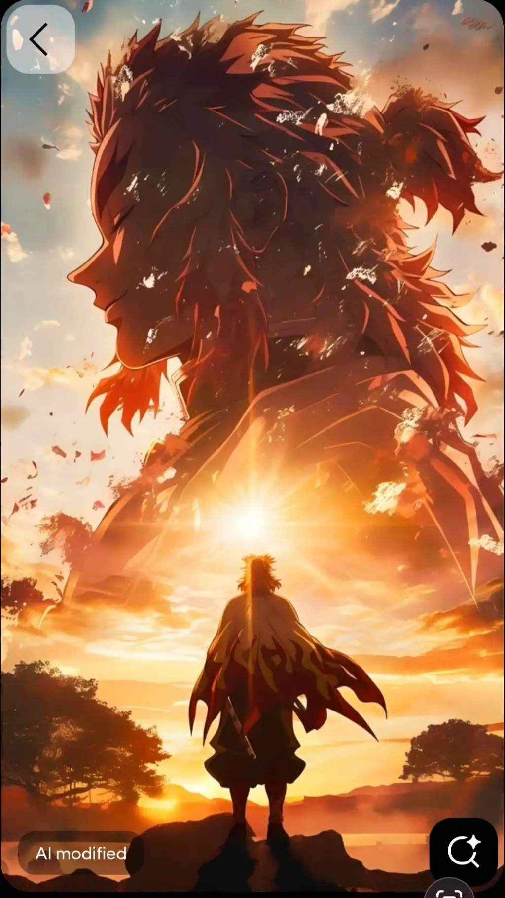 ai character: Rengoku death background