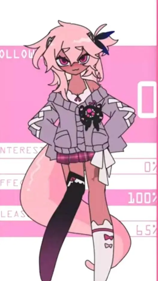 ai character: PuppetTheCat background