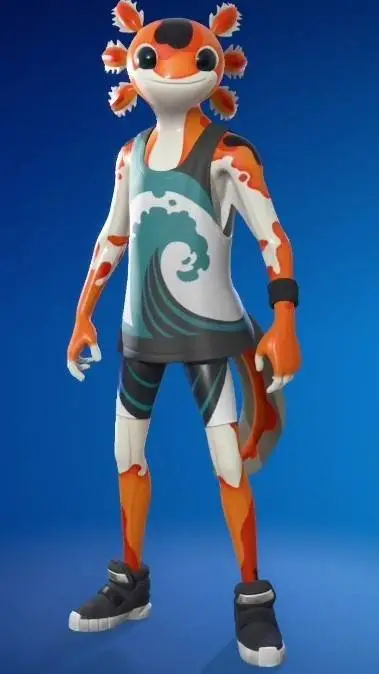 ai character: wave rider axo background