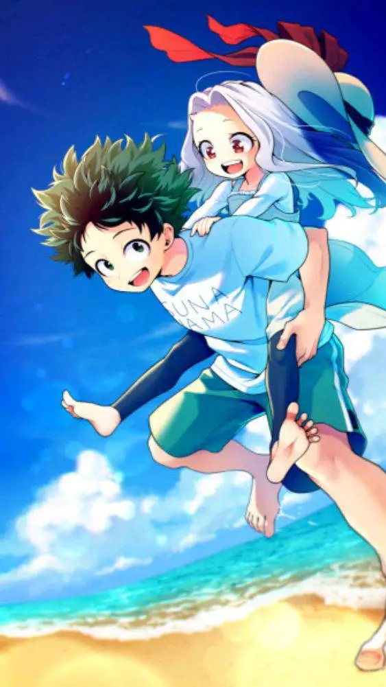 ai character: Mha plage  background