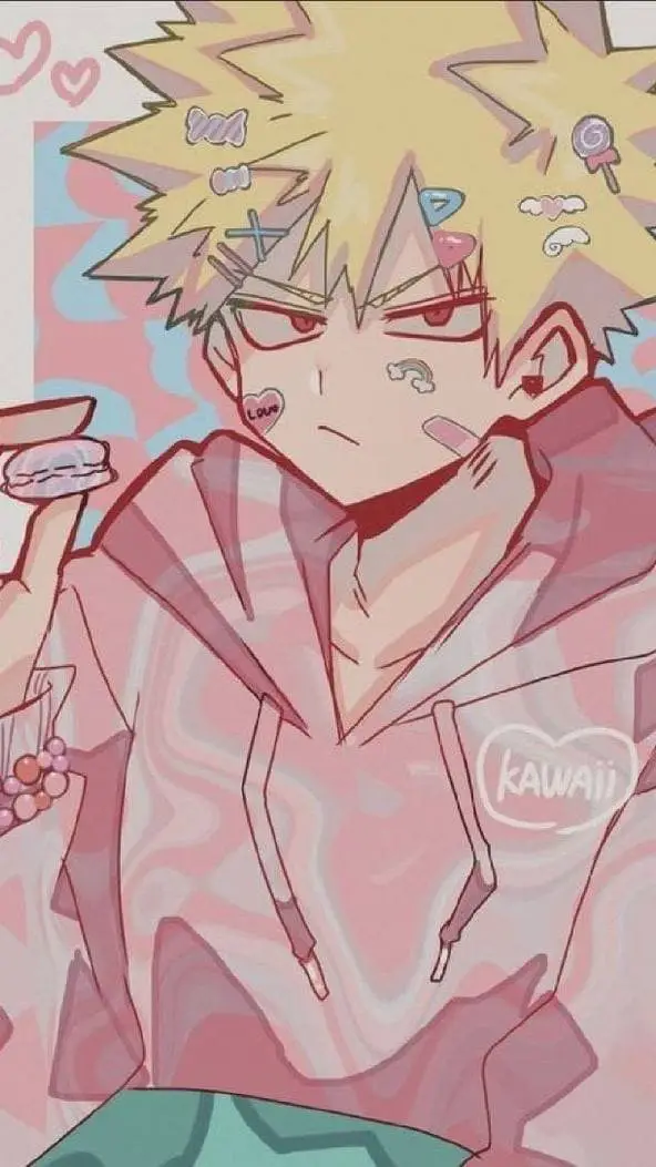 ai character: katsuki BAKUGO  background