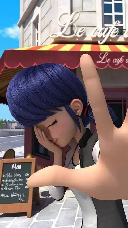 ai character: Marinette🐞 background