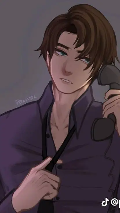 ai character: Micheal afton  background