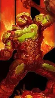ai character: Doom slayer background