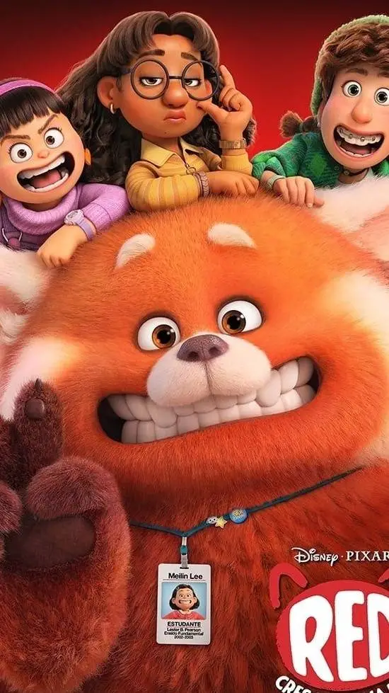 ai character: Red background