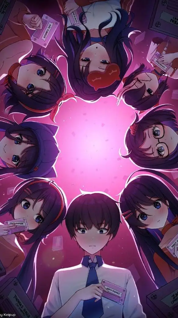 ai character: Miside background