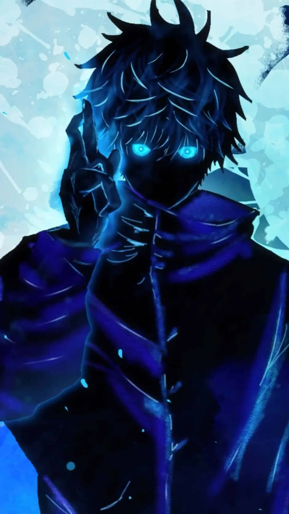 ai character: Satoru gojo background