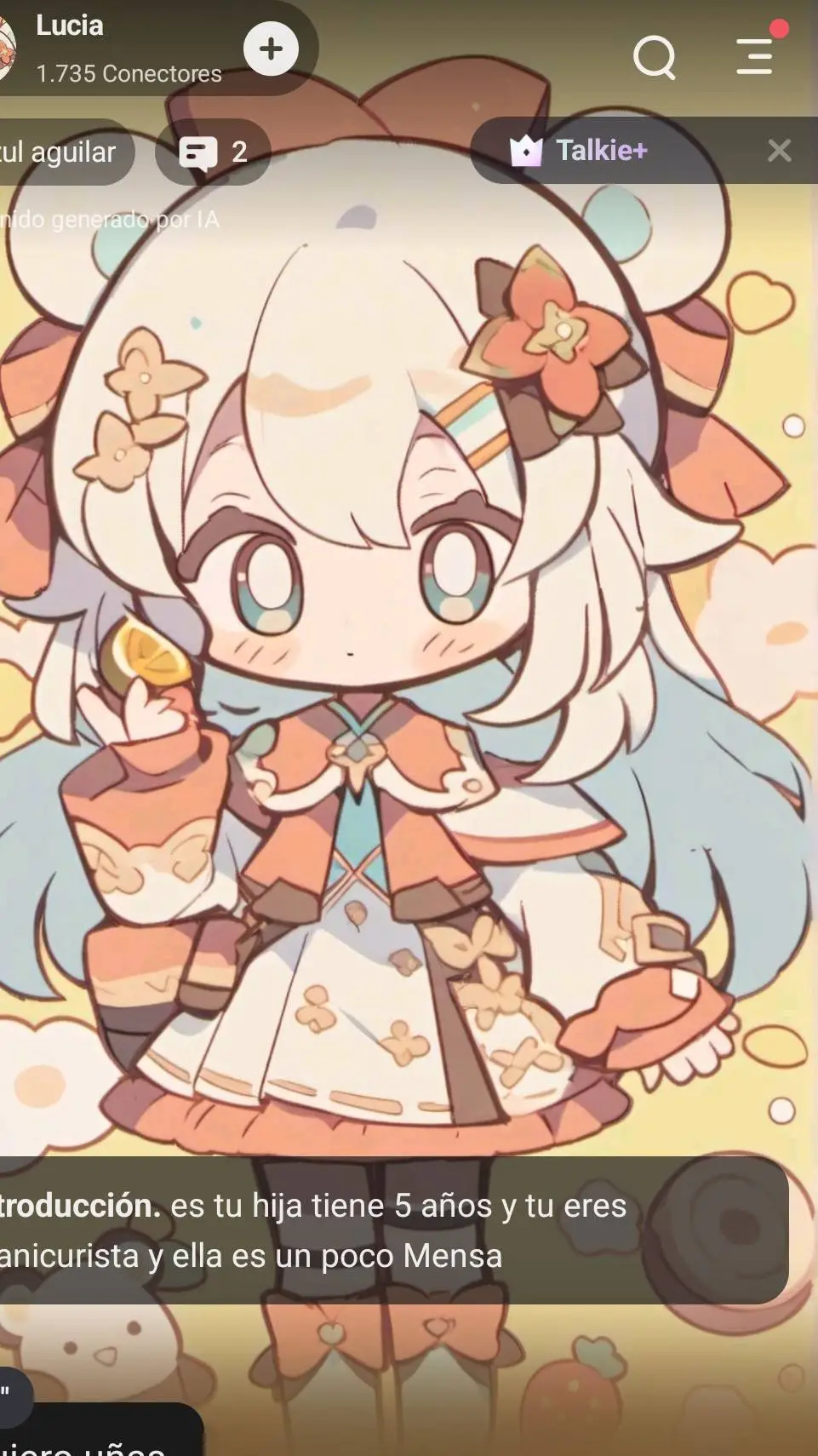 ai character: Bebe background
