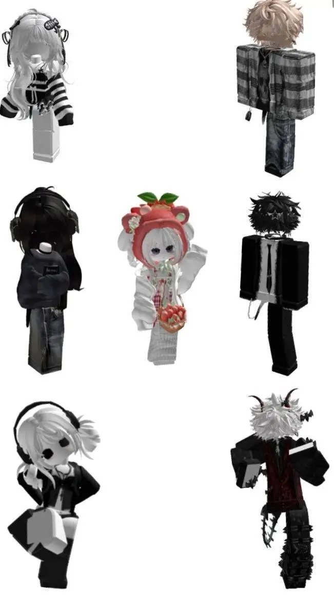 ai character: Group... background